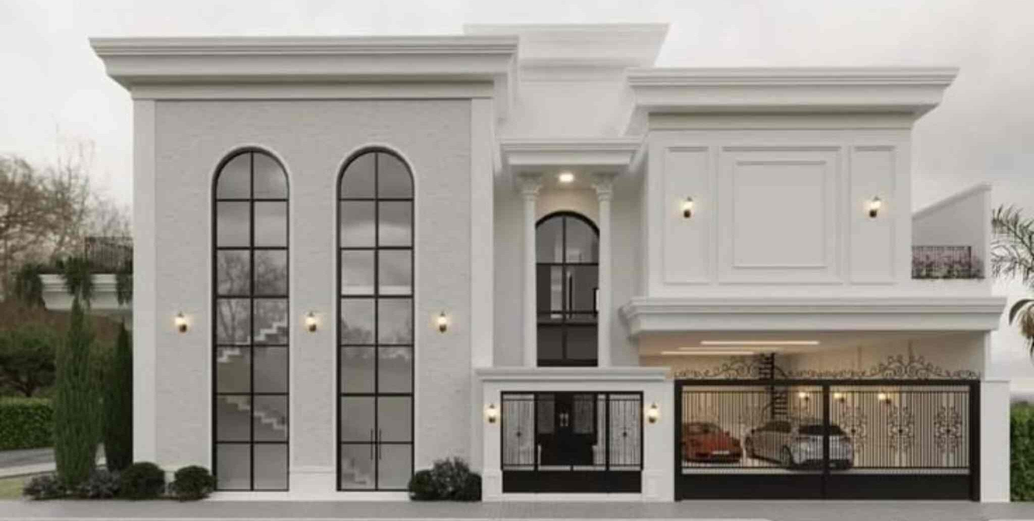 Before ACP sheet installation building facade